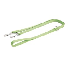 Freedog lime green nylon training leash for dogs 2x200cm