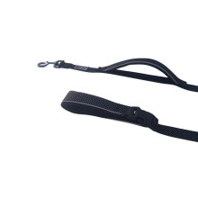 Freedog Extreme nylon black leash for dogs 25mm x 180cm
