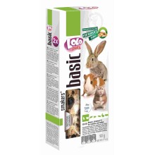LoLo Pets Smakers treat sticks for rodents and rabbits with muesli 2 pcs 90g