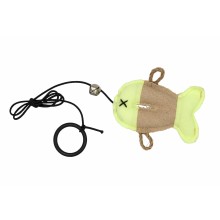 Barry King cat life glow in the dark green fish 9x5cm