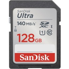 Sandisk memory card SDXC 128GB Ultra 140MB/s