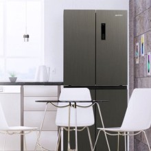 MPM MPM-434-SBF-04 Side By Side Fridge 180cm 472L (Dark Inox)