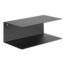 Wall shelf 2pcs JOLIET 35x20xH14cm, black