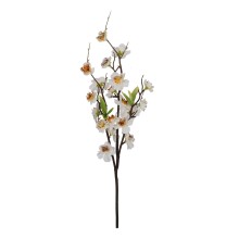 Artificial branch IN GARDEN H47cm, white peach blossom