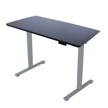 Desk ERGO FIT with 1 motor 120x68xH71,5-116cm, black/silver grey
