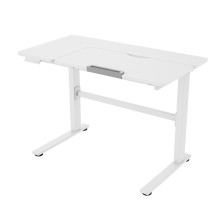 Children's desk ERGO KID with 1 motor 112x60xH56-80cm, white