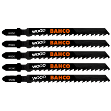 Jigsaw blades for timber T-shank 1,5x116mm 5 pcs material thickness 3-30mm 10TPI carbon