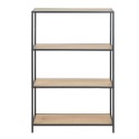 Shelf SEAFORD 77x35xH114cm, oak