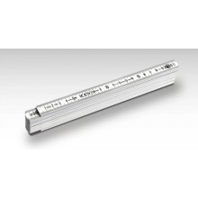 Ruler 2m white 1107, Stabila