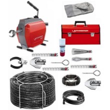 Pipe cleaner -150mm R600 set with 16mm+22mm spirals, Rothenberger