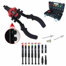 3-in-1 Riveter Set, 15 Pieces, KS Tools