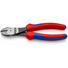 Power side cutters 180mm comfort handle, Knipex