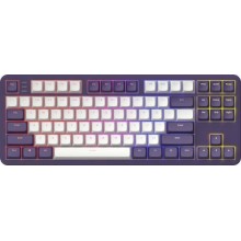 PC Keyboard, ALU87A Violet-White, G3MS Sapphire Switch, US(ISO), Dark Project