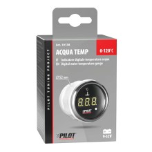 Temperature gauge 52cm, black