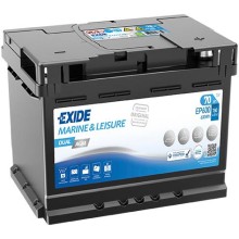 Exide DualAGM 60Ah 680CCA 242x175x190-+