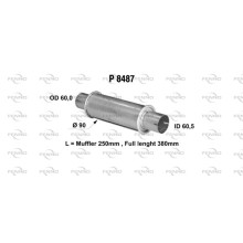 Universal MUFFLER 60mm UP