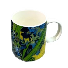 Mug PAINTING ART H9.5cm 350ml "Irises