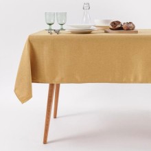 Tablecloth EASY CARE 140x220cm ochre yellow, 250g/m2