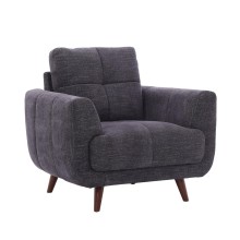 Armchair STEVE dark grey