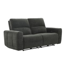 Диван-реклайнер МАТИАС 3-местный с электромеханизмом, серый