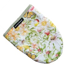 Oven gloves AIMAI 2pcs with silicone, floral