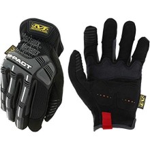 Перчатки Mechanix M-Pact® с открытой манжетой Черный/Серый XL