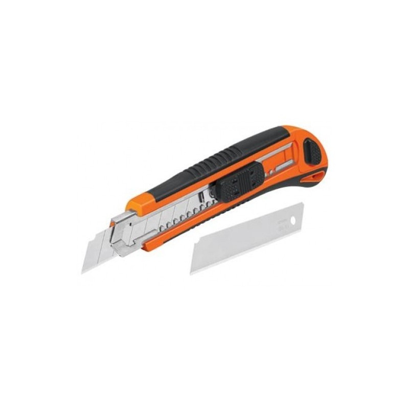 Retractable knife with autom. blade change, 18mm blades 3 pcs Truper® Retractable knife with autom. blade change, 18mm blades 3 pcs Truper®