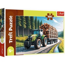 TREFL Puzzle Forest tractor 100 pcs