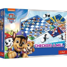 TREFL PAW PATROL boardgames checkers & mill