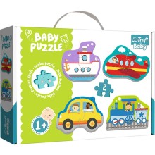 TREFL Baby puzzle set, Transport vehicals