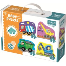 TREFL Baby puzzle set, Machines