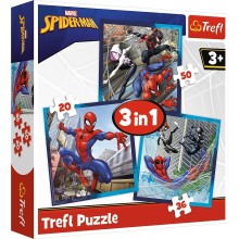 TREFL SPIDER-MAN Puzzle 3 in 1 set
