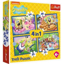 TREFL SPONGEBOB Puzzle 4 in 1 set
