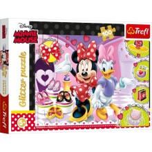 TREFL DISNEY Glitter puzzle Minnie Mouse, 100 pcs