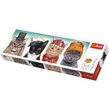 TREFL panoramic puzzle Cats 500 pcs