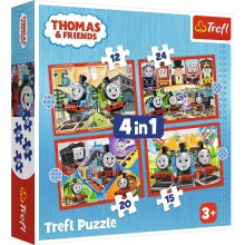 TREFL THOMAS & FRIENDS Puzzle 4 in 1 set Thomas