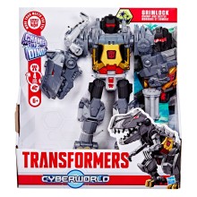 TRANSFORMERS Cyberworld Figure Chomp & Battle Grimlock, 25 cm