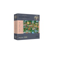 TREFL wooden puzzle Famous places in France 1000 pcs