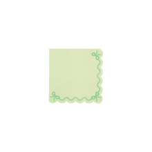 Napkins 'Ruffled green'