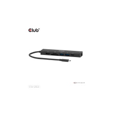 Концентратор ввода-вывода 7-в-1 USB-C HDMI/100 Вт CSV-2553 CLUB3D