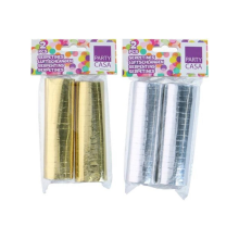 Serpentines 2pcs colors silver, gold 4M