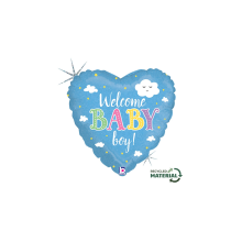 Welcome Baby Boy Balloon