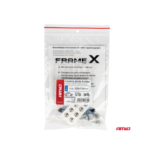 License plate holder transparent 2 pcs