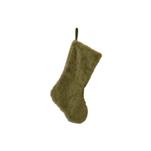 Рождественский чулок MICA H53,3см, зеленый