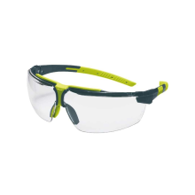 Safety glasses Uvex i-3 s, clear lens, supravision excellence (anfi scratch, anti fog) coating. Variable side arms angle, adjustable nose piece.