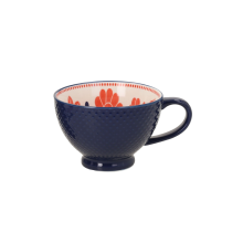 Mug SEREN H7,7cm 355ml, blue/red