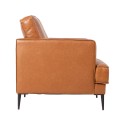 Armchair LEO light brown