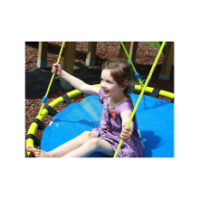 HUDORA Nest swing blue-yellow 120 cm