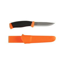 Morakniv Companion Outdoor Knife – Orange Handle, 2.5mm Stainless Steel Blade, Sheath