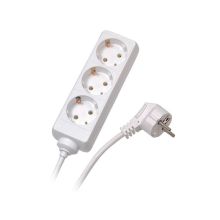 Vivanco extension cord 3 sockets 1.4m, white